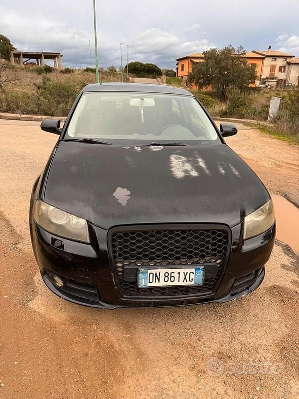 Usata Audi A3 140 CV (102 kW) 2008 Nero Utilitaria