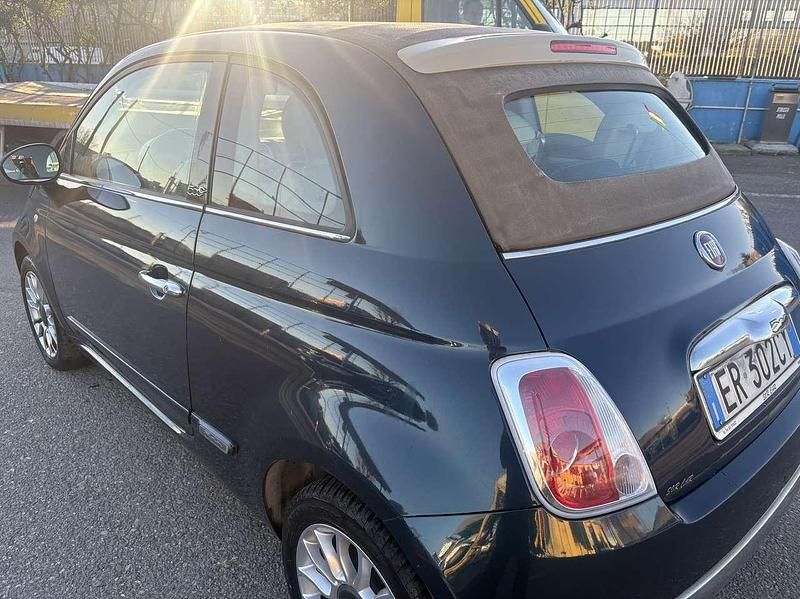 Usata Fiat 500C Lounge 69 CV (50 kW) 2013 Blu/azzurro Cabrio