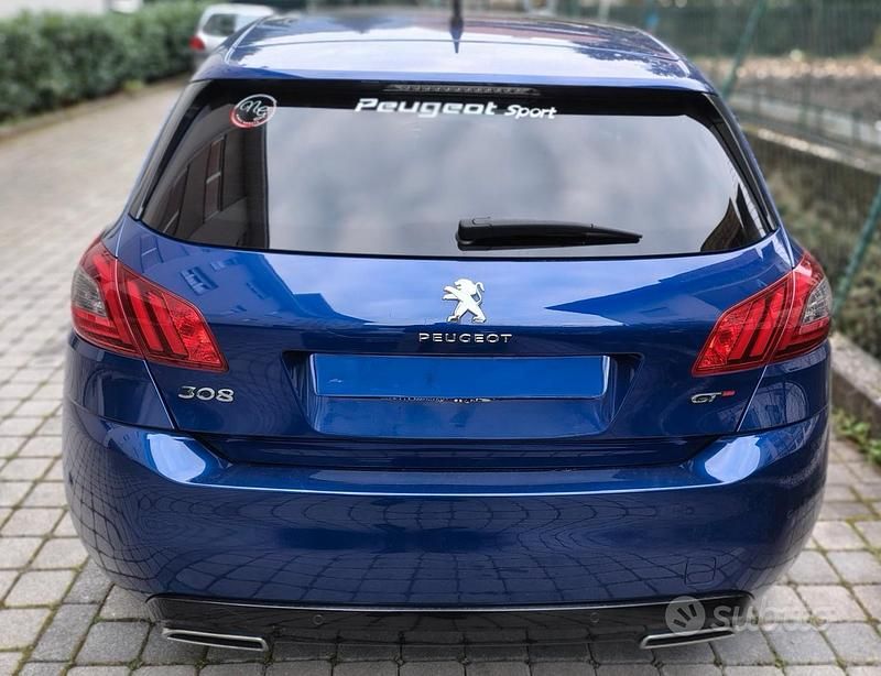 Usata Peugeot 308 GT 177 CV (130 kW) 2017 Blu Berlina
