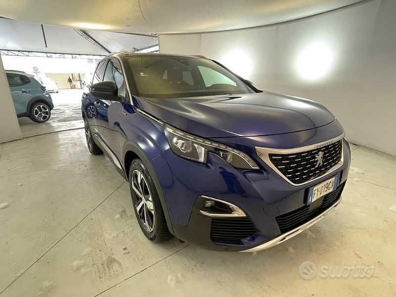 Usata Peugeot 3008 GT-line 131 CV (96 kW) 2019 Blu SUV