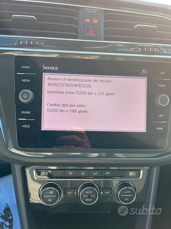 Usata VW Tiguan R-line 150 CV (110 kW) 2020 Grigio SUV