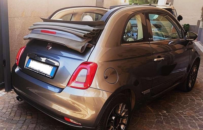 Usata Fiat 500C Rock 95 CV (69 kW) 2013 Argento Cabrio