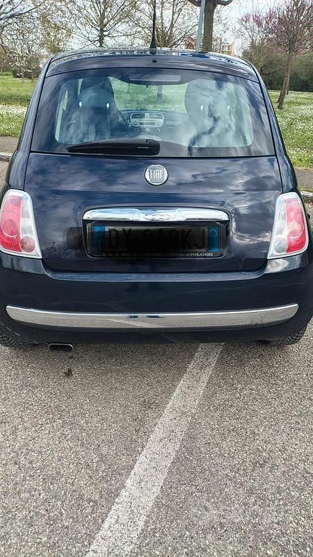 Usata Fiat 500 2009 Blu Cabrio