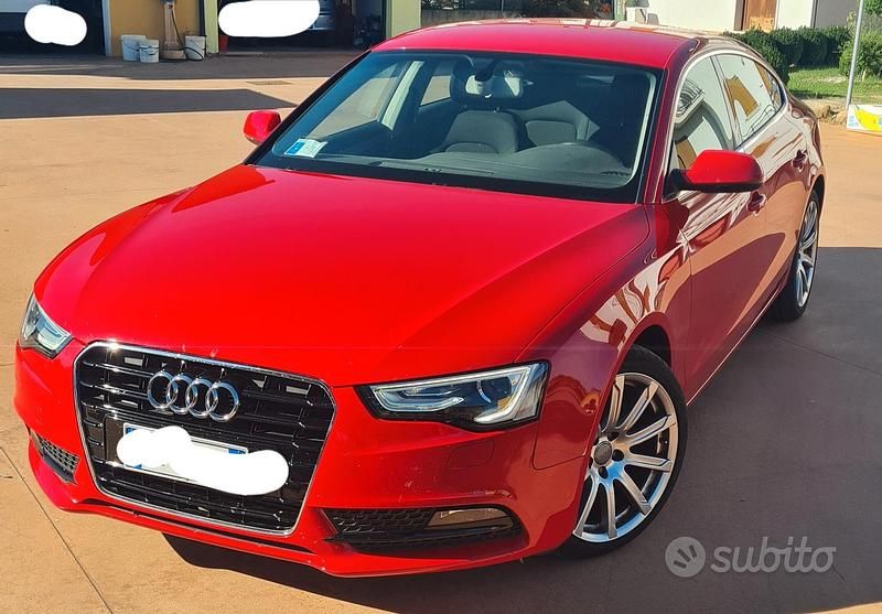 Usata Audi A5 Sportback 177 CV (130 kW) 2012 Rosso Utilitaria