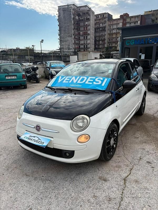 Usata Fiat 500 Lounge 69 CV (50 kW) 2009 Nero Cabrio