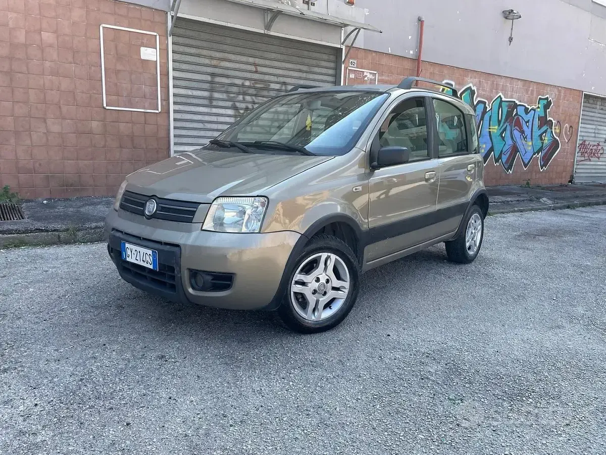 Begagnad Fiat Panda Climbing 60 HK (44 kW) 2009 Brun Halvkombi