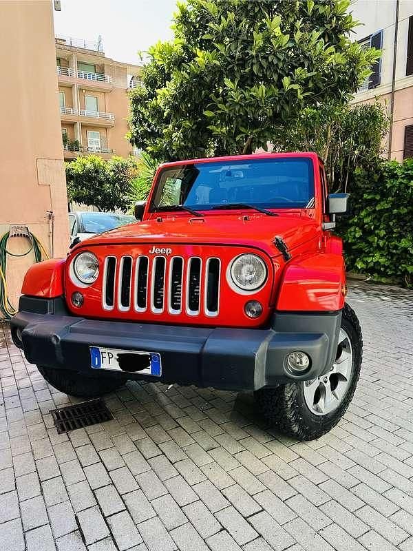 Usata Jeep Wrangler Sahara 200 CV (147 kW) 2018 Rosso SUV
