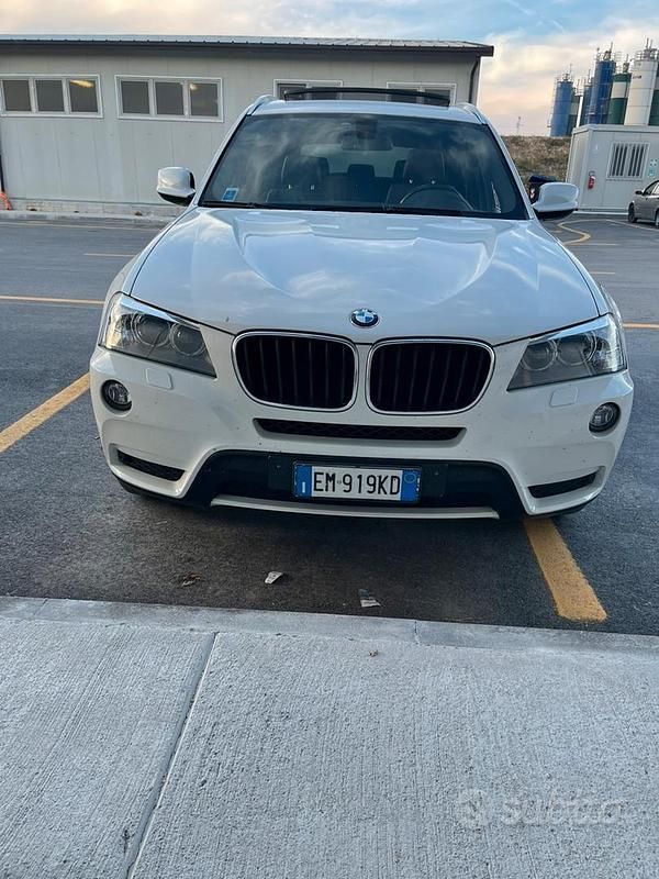 Usata BMW X3 Efficient Dynamics 184 CV (135 kW) 2012 Bianco SUV