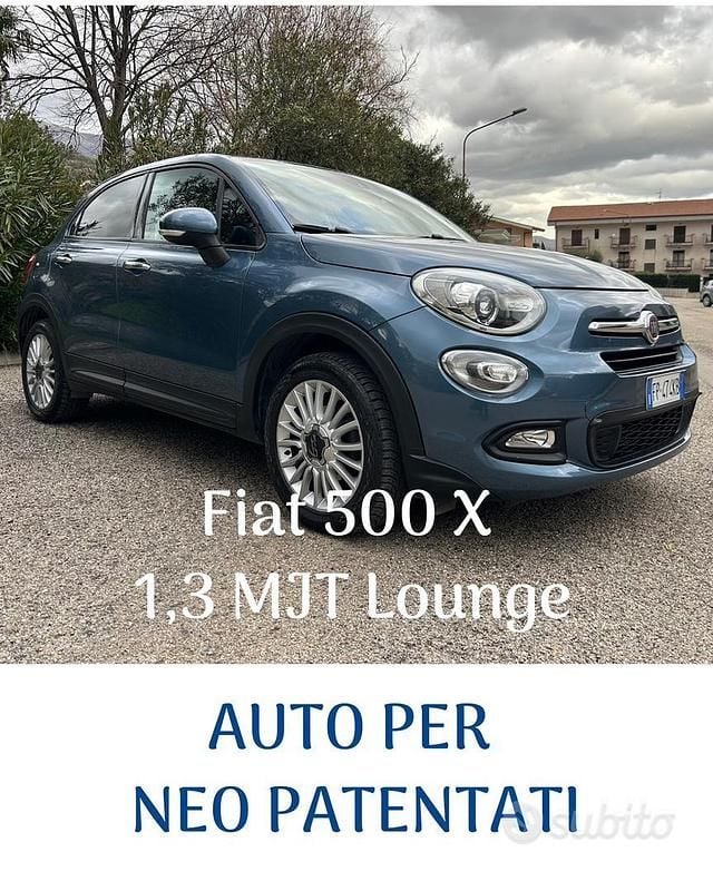 Usata Fiat 500X Lounge 95 CV (69 kW) 2018 Blu SUV
