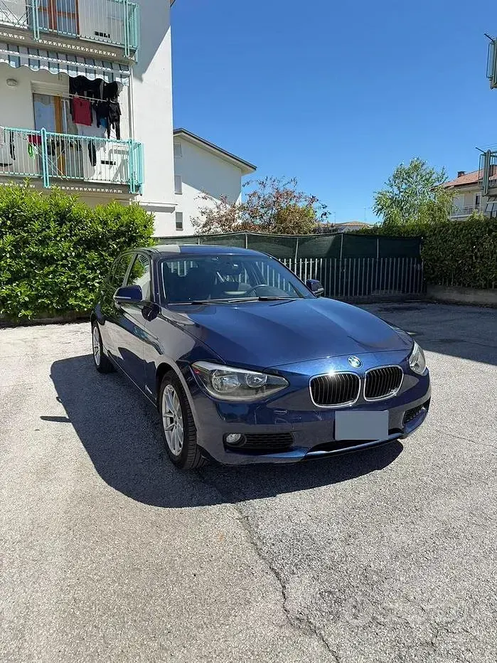 Usata BMW 114 95 CV (69 kW) 2013 Blu Utilitaria