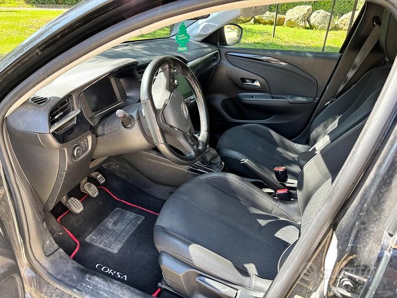 Usata Opel Corsa Elegance 75 CV (55 kW) 2021 Nero Berlina