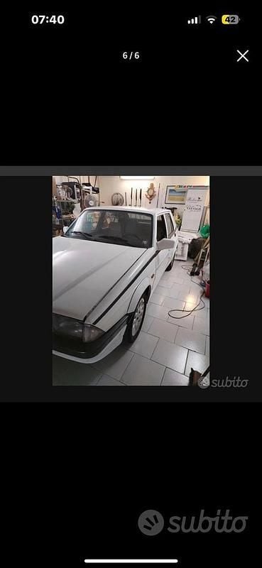 Usata Alfa Romeo 75 1991 Bianco Berlina