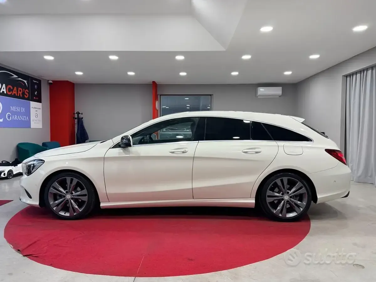 Usata Mercedes CLA200 136 CV (100 kW) 2016 Bianco Coupé