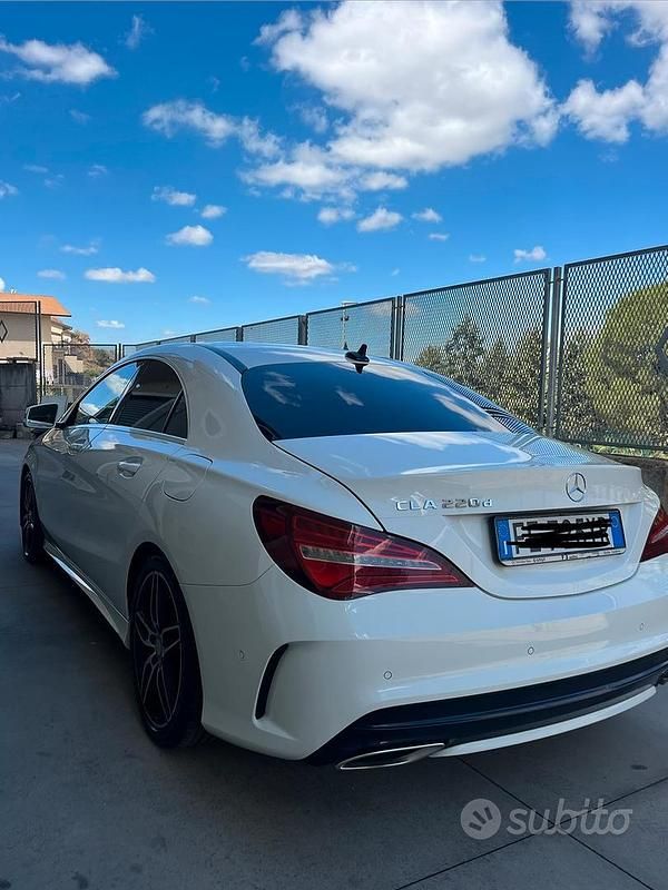 Usata Mercedes CLA220 177 CV (130 kW) 2016 Bianco Berlina