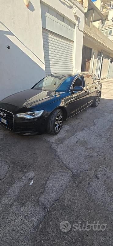 Usado Audi A6 177 CV (130 kW) 2014 Negro Familiar