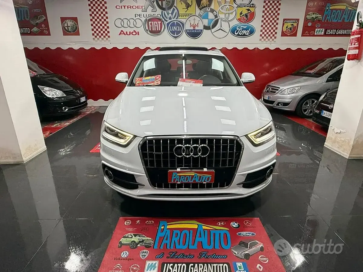 Usata Audi Q3 S-Line 140 CV (102 kW) 2014 Bianco SUV