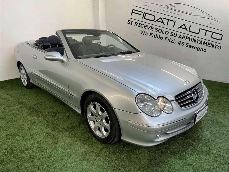 Usata Mercedes CLK240 Elegance 170 CV (125 kW) 2006 Argento Cabrio