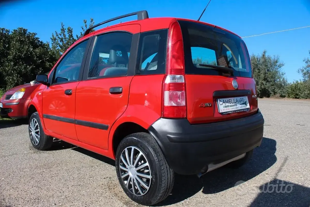 Usata Fiat Panda 4x4 Climbing 60 CV (44 kW) 2005 Rosso Utilitaria