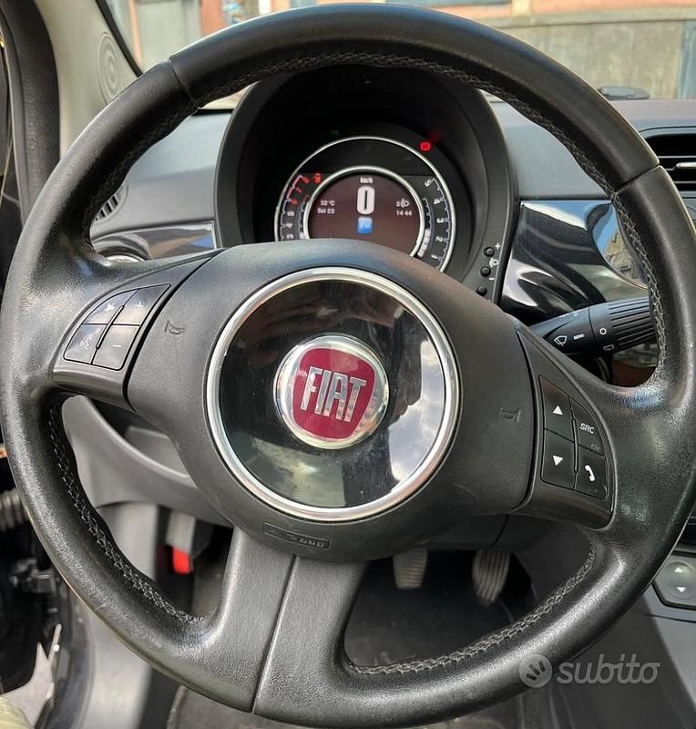 Usata Fiat 500 69 CV (50 kW) 2015 Nero Utilitaria