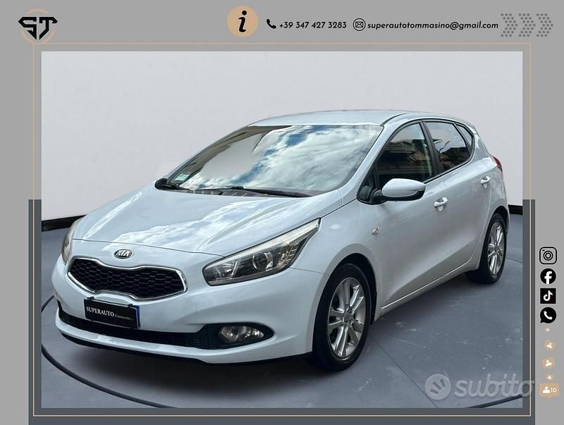 Usata Kia Ceed 90 CV (66 kW) 2012 Bianco Utilitaria