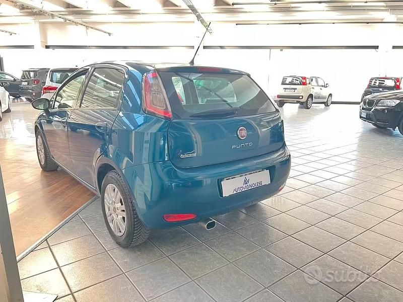 Usata Fiat Punto Lounge 95 CV (69 kW) 2014 Blu Utilitaria