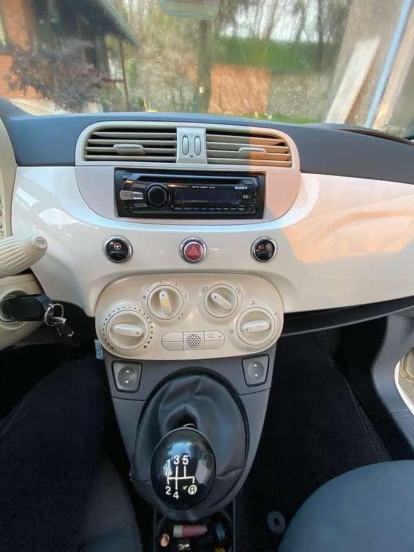 Usata Fiat 500 69 CV (50 kW) 2009 Bianco Cabrio