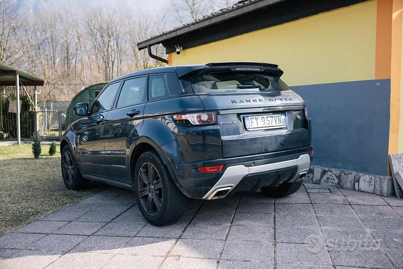 Usata Land Rover Range Rover evoque Dynamic 2012 Blu SUV