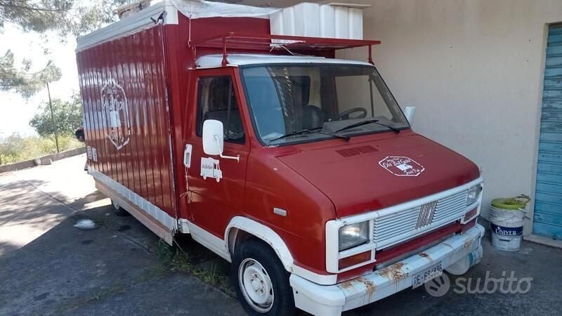 Usata Fiat Ducato 1983 Rosso Furgone