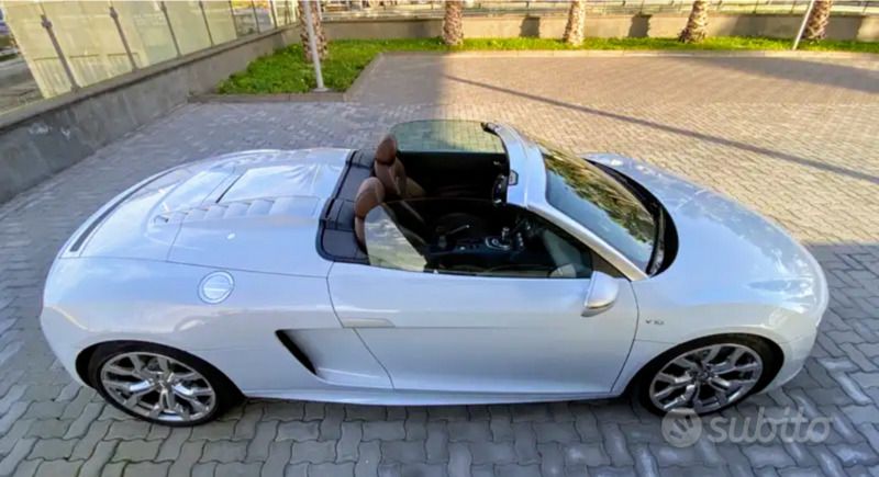 Usata Audi R8 Spyder 525 CV (386 kW) 2011 Bianco Cabrio