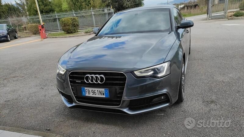 Usata Audi A5 S-Line 190 CV (139 kW) 2015 Grigio Coupé