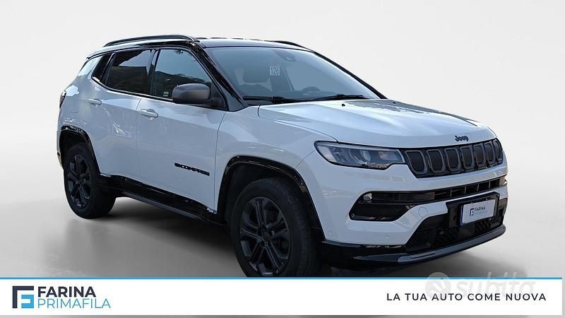 Usata Jeep Compass 131 CV (96 kW) 2021 Bianco tetto nero SUV