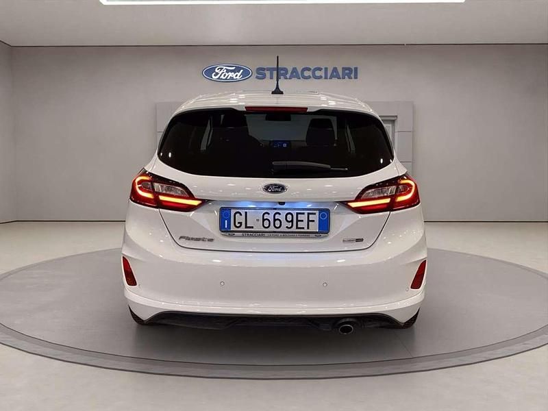 Usata Ford Fiesta ST-Line X 125 CV (91 kW) 2022 Bianco Berlina