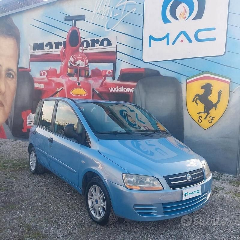 Usata Fiat Multipla Active 103 CV (75 kW) 2005 Blu Monovolume
