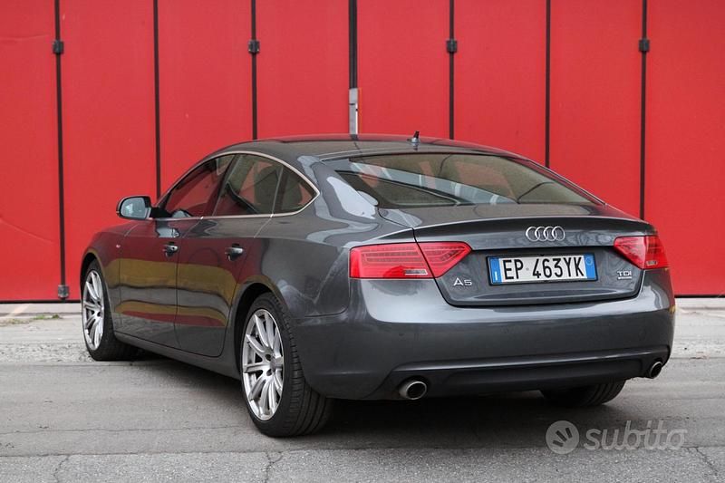 Usata Audi A5 Business Plus 245 CV (180 kW) 2013 Grigio Berlina