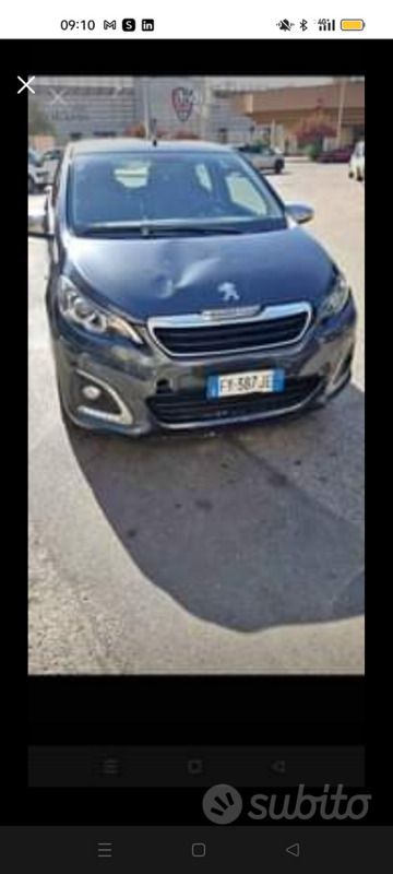 Grigio Usata 2019 Peugeot 108 Due volumi | 7500 € (Ottimo prezzo) - Immagine 1/4