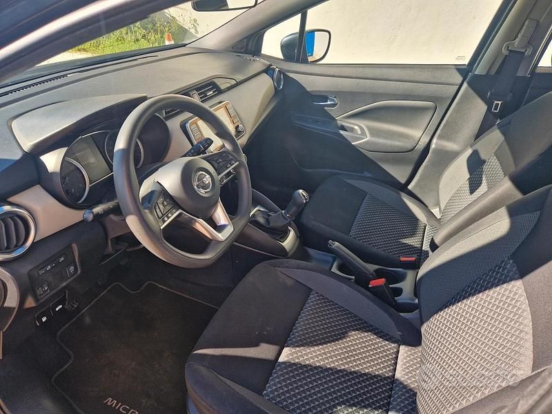 Usata Nissan Micra Acenta 92 CV (67 kW) 2021 Blu Utilitaria