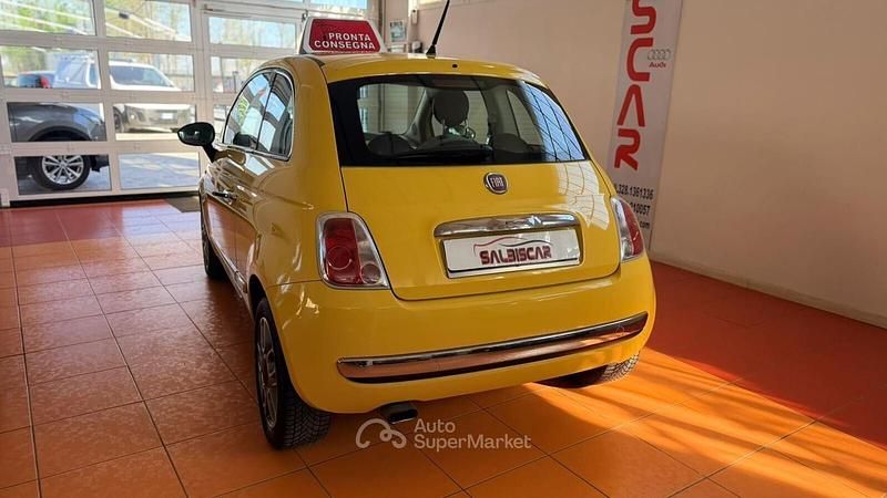 Usata Fiat 500 Lounge 69 CV (50 kW) 2011 Giallo Cabrio
