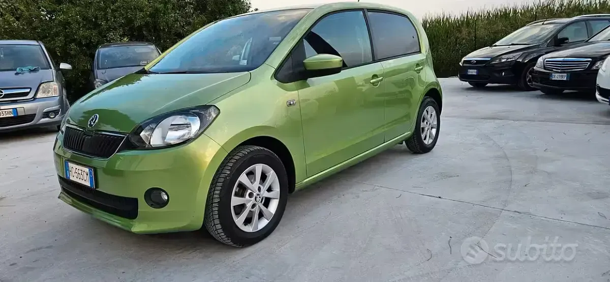 Usata Skoda Citigo Ambition 75 CV (55 kW) 2012 Verde Utilitaria