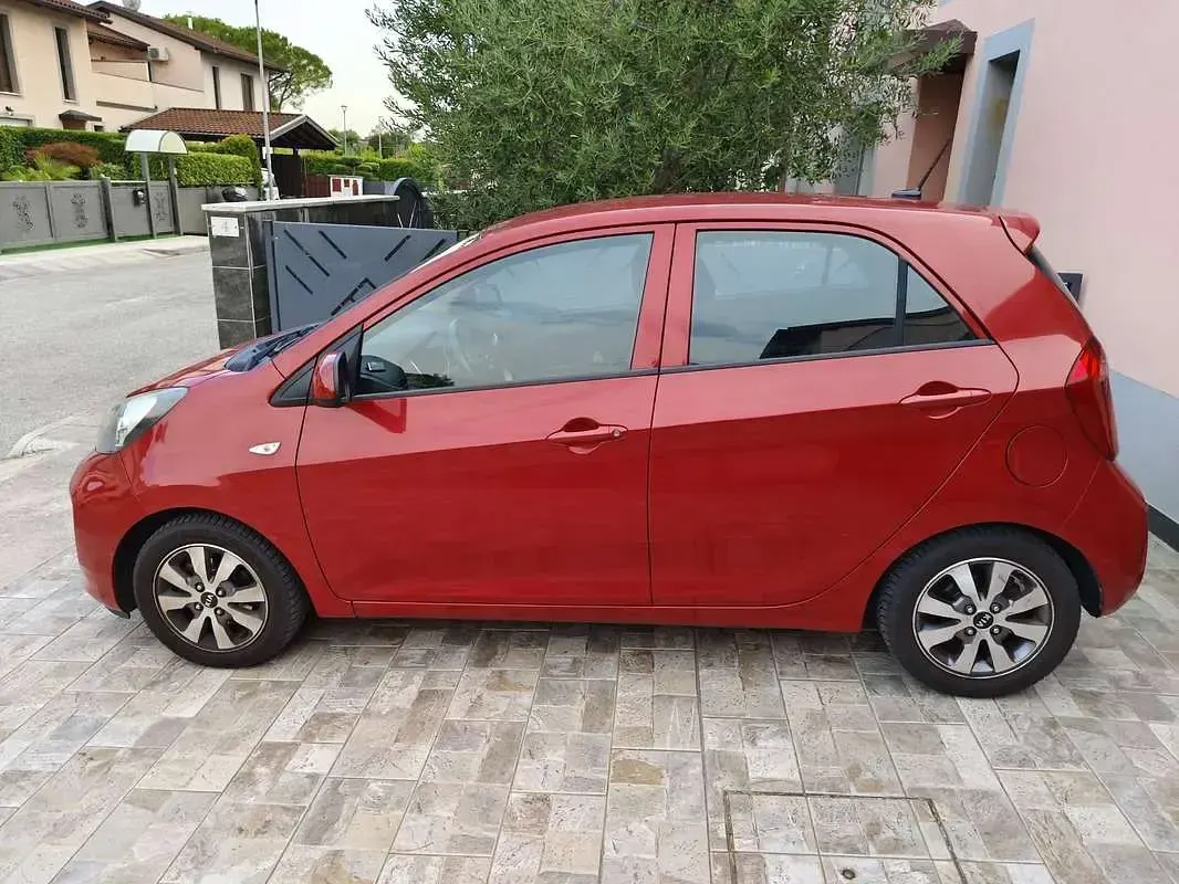 Usata Kia Picanto 68 CV (50 kW) 2016 Rosso Utilitaria