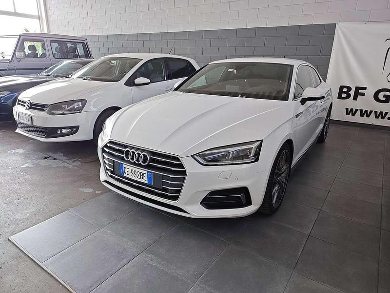 Usata Audi A5 190 CV (139 kW) 2017 Bianca Coupé