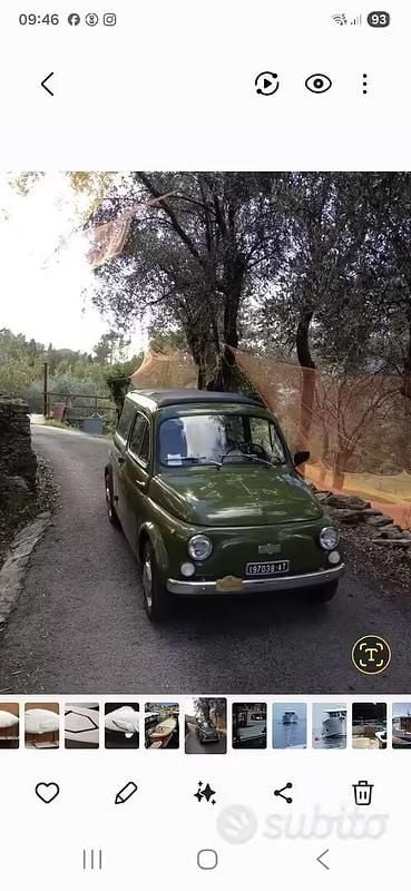 Usata Fiat 500 1970 Utilitaria
