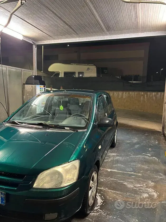 Usata Hyundai Getz 82 CV (60 kW) 2002 Verde Utilitaria