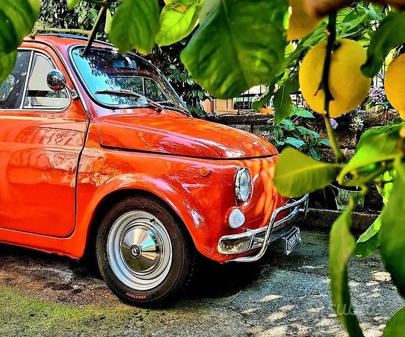 Usata Fiat 500 1970 Rosso Utilitaria