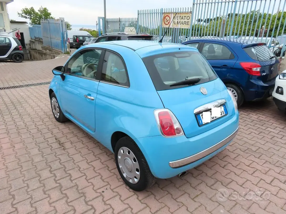 Usata Fiat 500 95 CV (69 kW) 2012 Bluazzurro Utilitaria