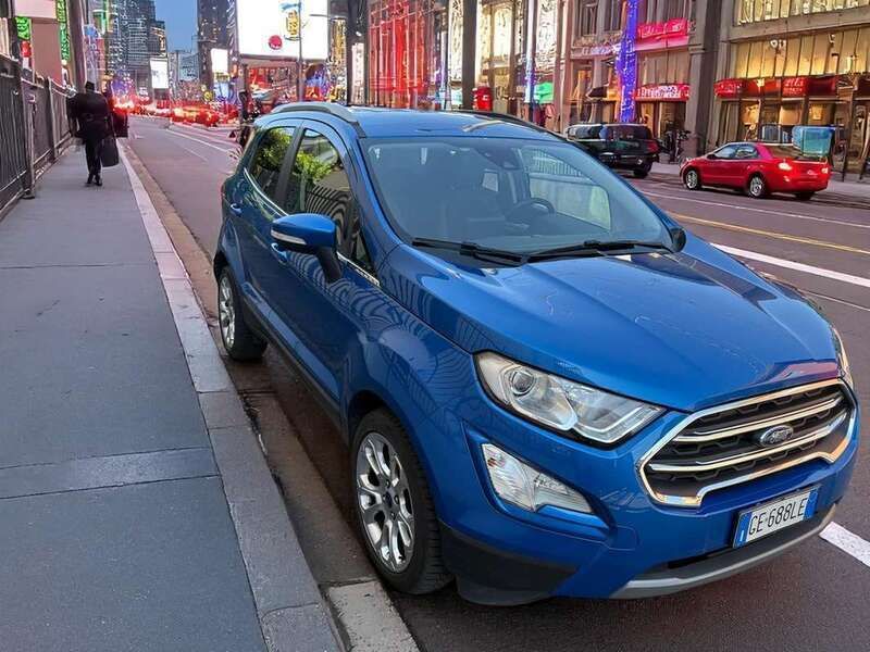 Usata Ford Ecosport Titanium S 125 CV (91 kW) 2021 Blu/azzurro SUV