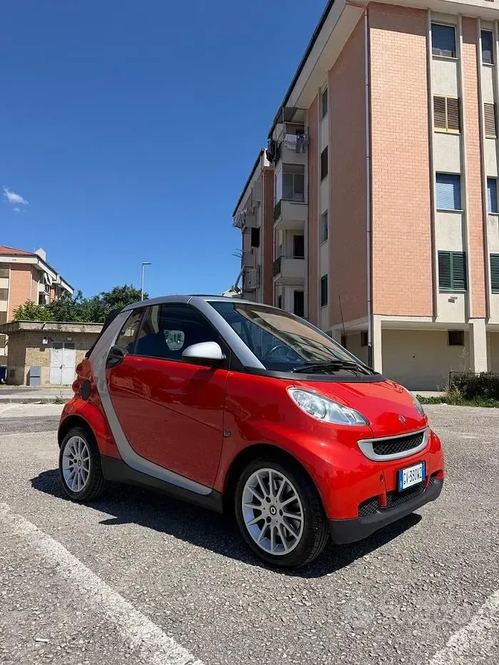 Usata Smart ForTwo Cabrio 61 CV (44 kW) 2008 Rosso Cabrio
