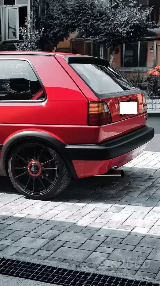 Usata VW Golf II GTI 110 CV (80 kW) 1989 Rosso Utilitaria