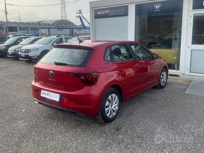 Usata VW Polo 80 CV (58 kW) 2022 Rosso Utilitaria