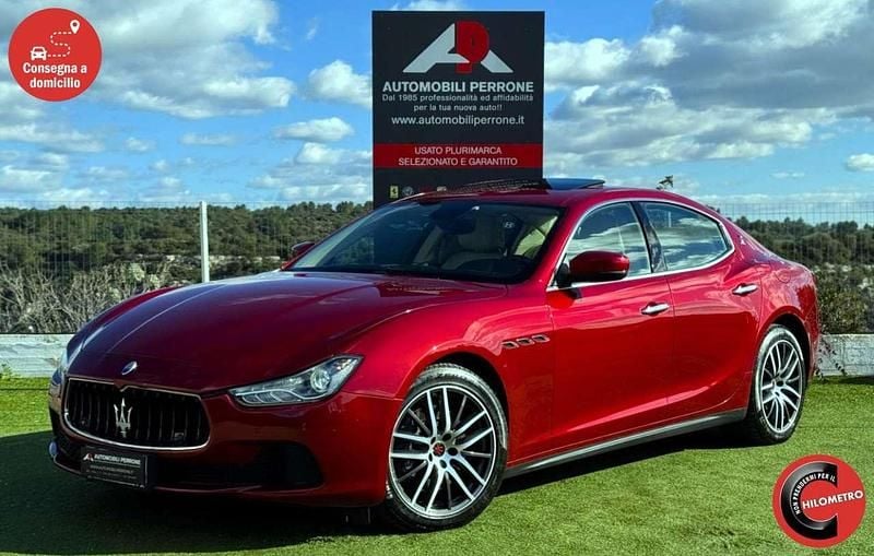 Usata Maserati Ghibli 275 CV (202 kW) 2017 Rosso energia Berlina