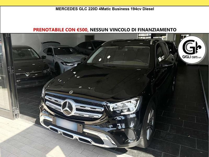 Usata Mercedes GLC220 Business 194 CV (142 kW) 2021 Nero ossidiana SUV